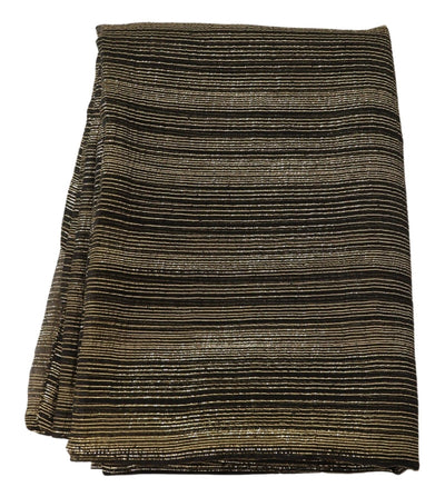 Dolce &amp; Gabbana Metallic Gold Zijden Stretch Sjaal Wikkelsjaal