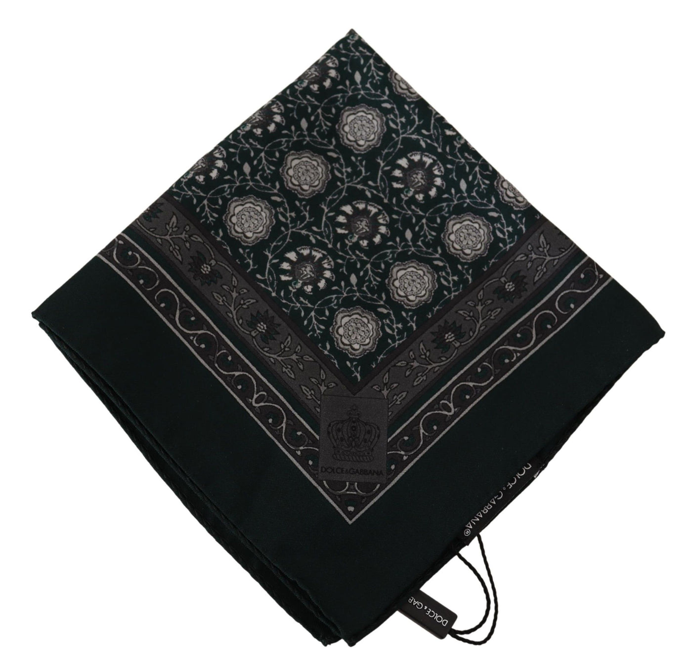 Pochette carrée en soie multicolore Dolce &amp; Gabbana