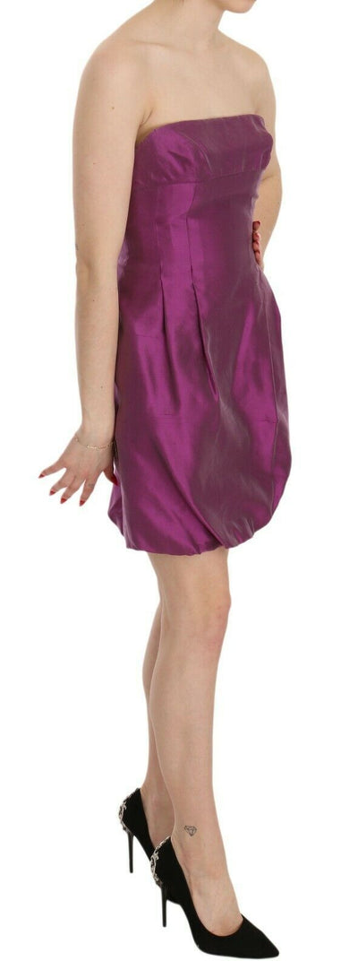 Ermanno Scervino roze halter backless midi effen jurk
