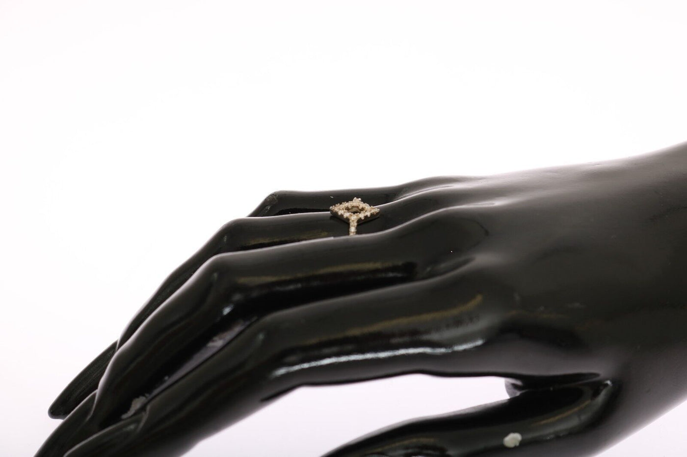 Nialaya Zilveren Rhombus Dames Ring met Heldere CZ 925 Zilveren