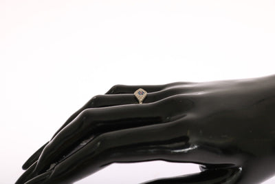 Nialaya Blue Red CZ 925 Zilveren Dames Heldere Ring