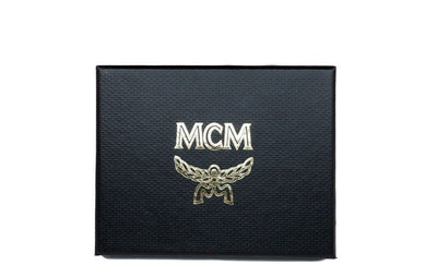 MCM Spectrum Diamond Mini Neon Geel Visetos Leren Kaarthouder Portemonnee