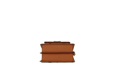 Sac à main à bandoulière MCM Signature Berlin en cuir avec mini rabat et logo diamant doré