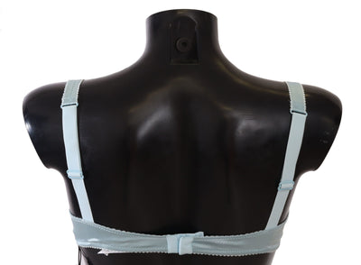 Soutien-gorge balconnet semi-rembourré bleu clair Dolce &amp; Gabbana