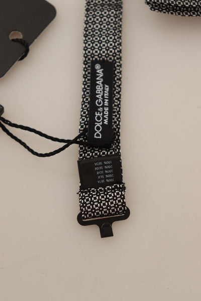 Dolce &amp; Gabbana Papillon vlinderdas met veelkleurig patroon en verstelbare hals