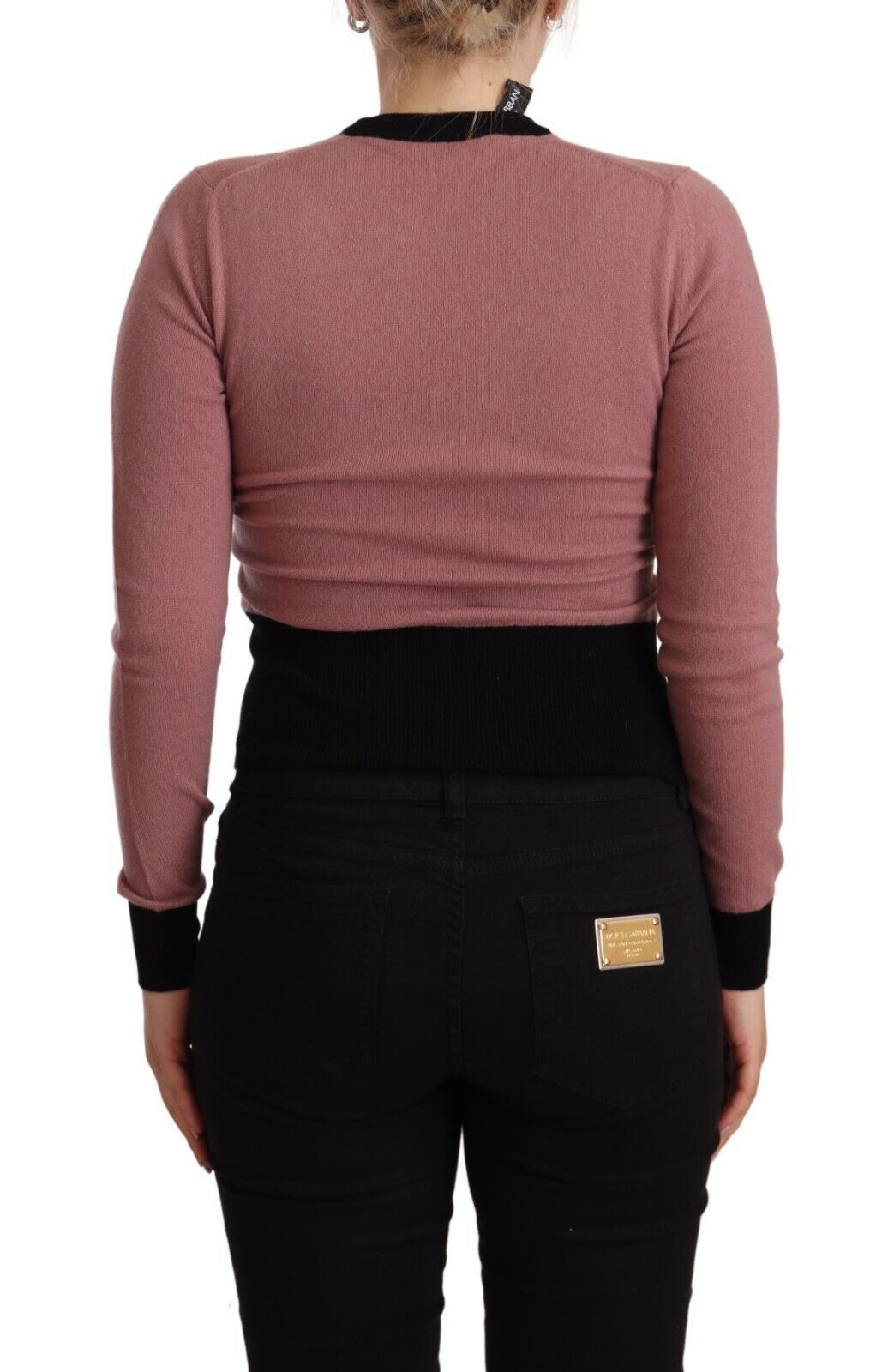 Pull ras du cou Sartoria en cachemire rose Dolce &amp; Gabbana