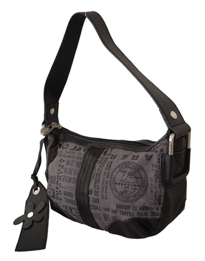 Sac à main imprimé gris WAYFARER, sac à bandoulière en tissu