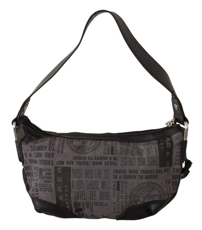 Sac à main imprimé gris WAYFARER, sac à bandoulière en tissu