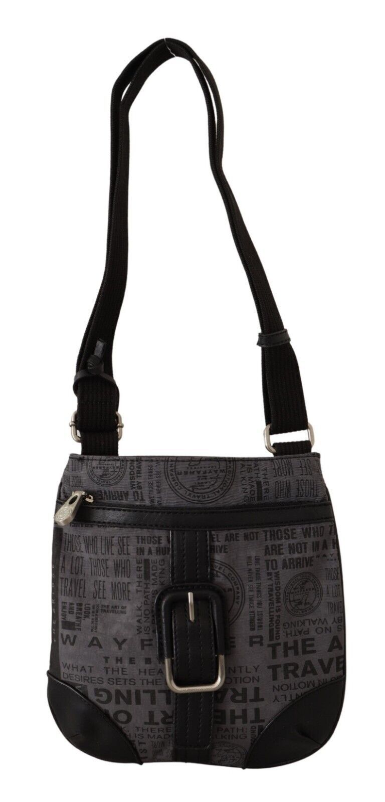 Sac à bandoulière WAYFARER gris avec logo imprimé