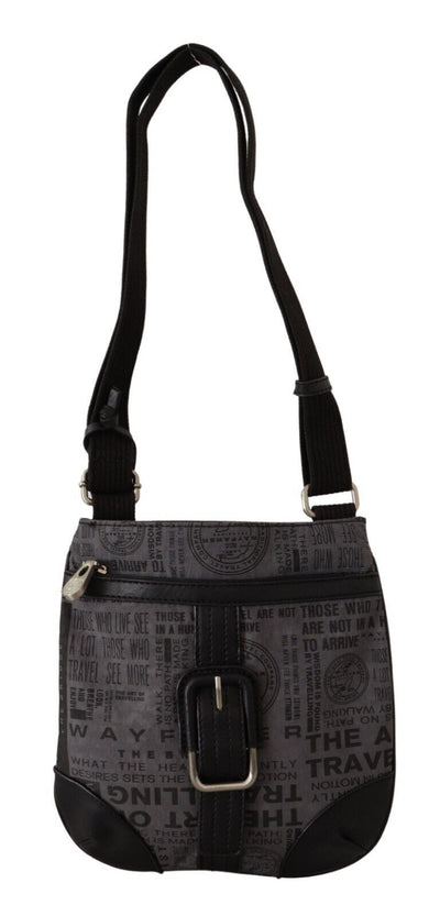 Sac à bandoulière WAYFARER gris avec logo imprimé