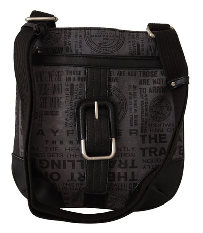 Sac à bandoulière WAYFARER gris avec logo imprimé
