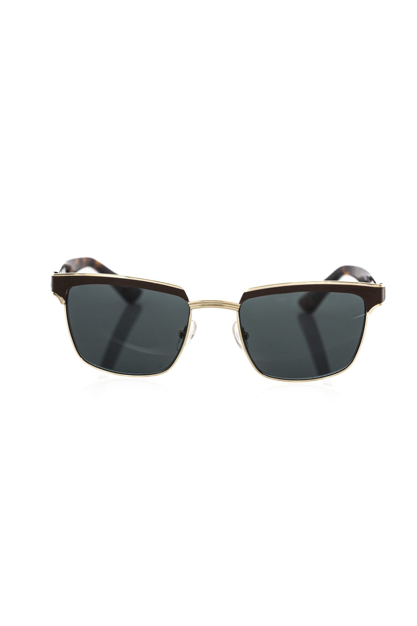 Lunettes de soleil Frankie Morello marron métallisé pour homme