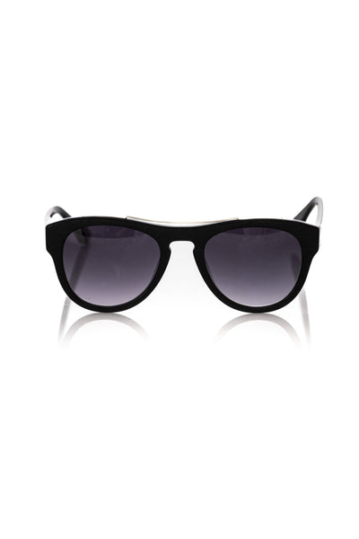 Lunettes de soleil Frankie Morello en acétate noir pour homme