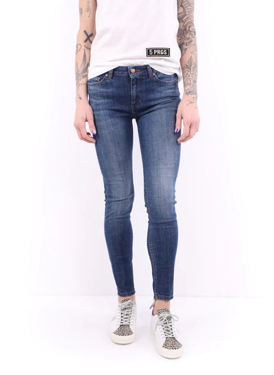 Don The Fuller blauwe katoenen damesjeans