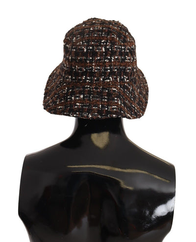 Dolce &amp; Gabbana Multicolor Stof Geweven Emmerhoed met Brede Rand