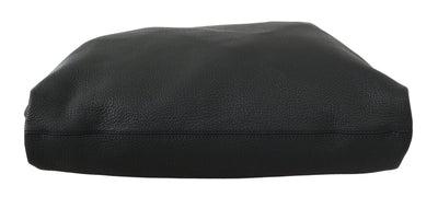 Sac fourre-tout de voyage en cuir noir Dolce &amp; Gabbana #DGFAMILY