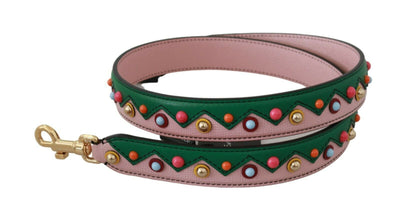 Dolce &amp; Gabbana schouderband leren roze handtas accessoire
