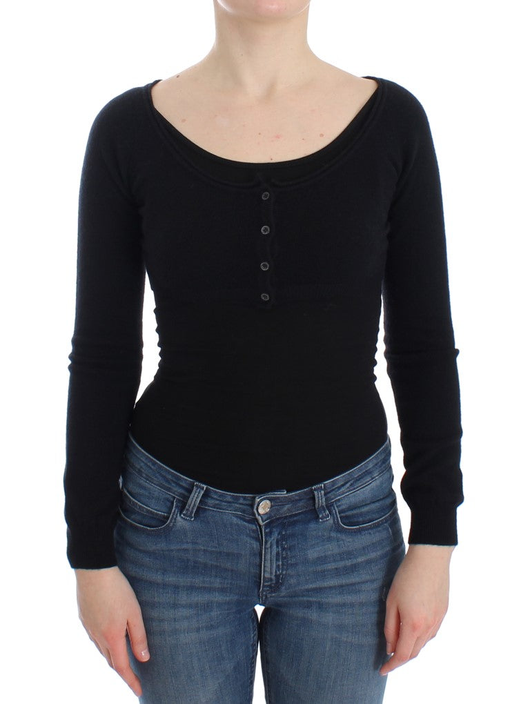 Ermanno Scervino Pull Cardigan En Cachemire Noir