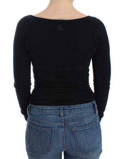 Ermanno Scervino Pull Cardigan En Cachemire Noir