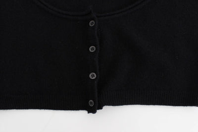 Ermanno Scervino Pull Cardigan En Cachemire Noir