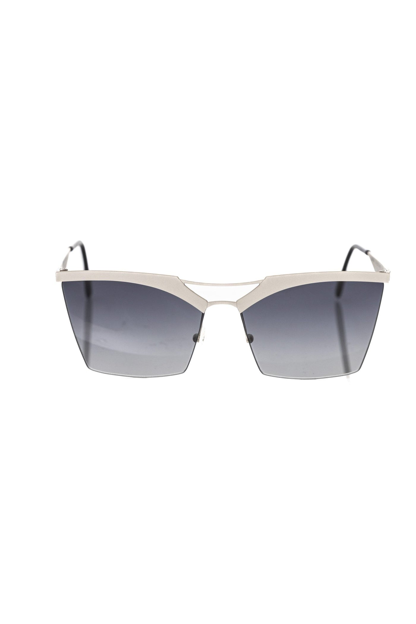 Lunettes de soleil argentées métallisées pour femme Frankie Morello