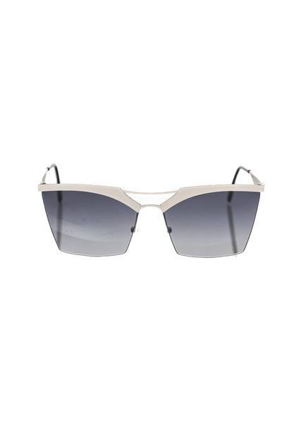 Lunettes de soleil argentées métallisées pour femme Frankie Morello