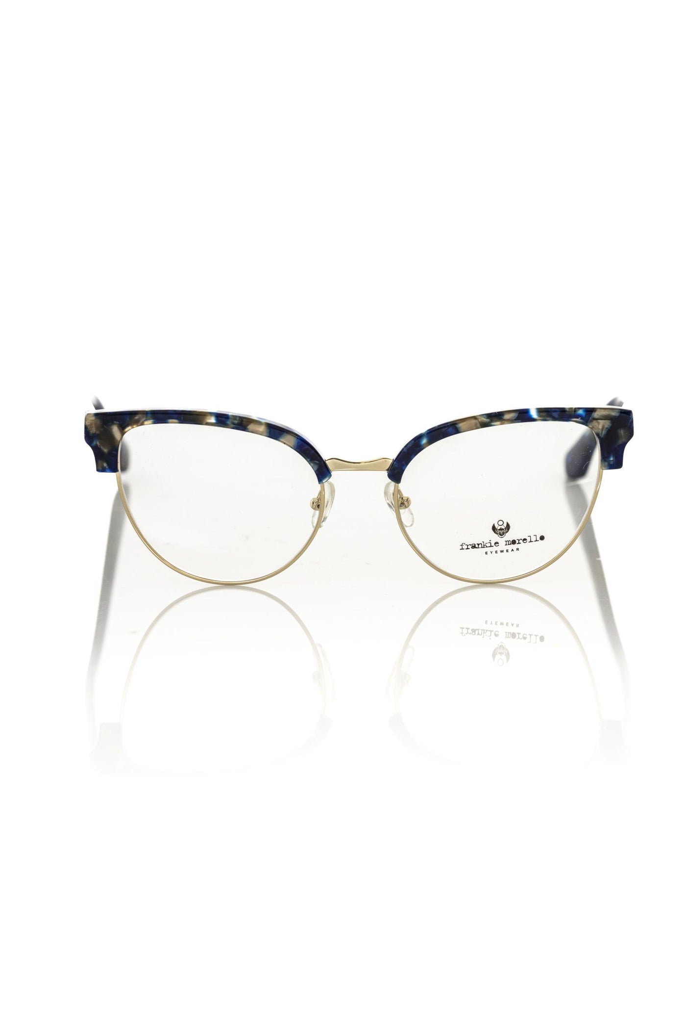 Frankie Morello Blauw Metallic Vezel Damesmontuur
