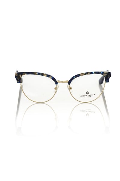 Frankie Morello Blauw Metallic Vezel Damesmontuur