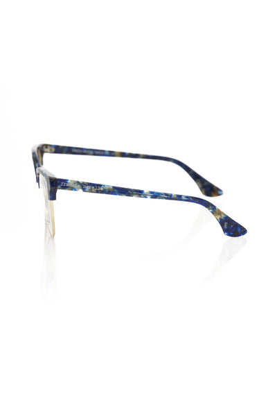 Frankie Morello Blauw Metallic Vezel Damesmontuur