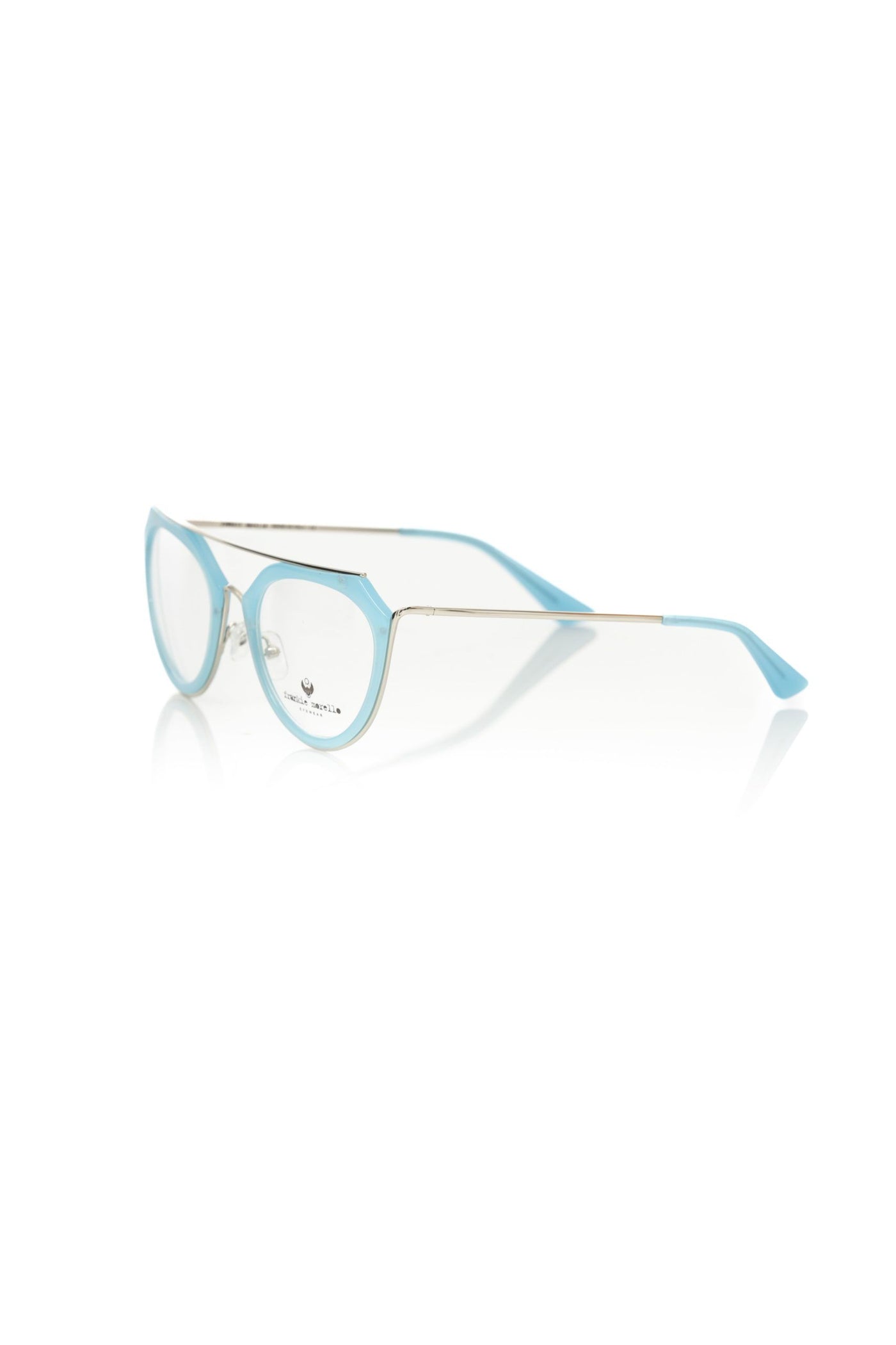 Frankie Morello Light Blue Metallic Women Frame