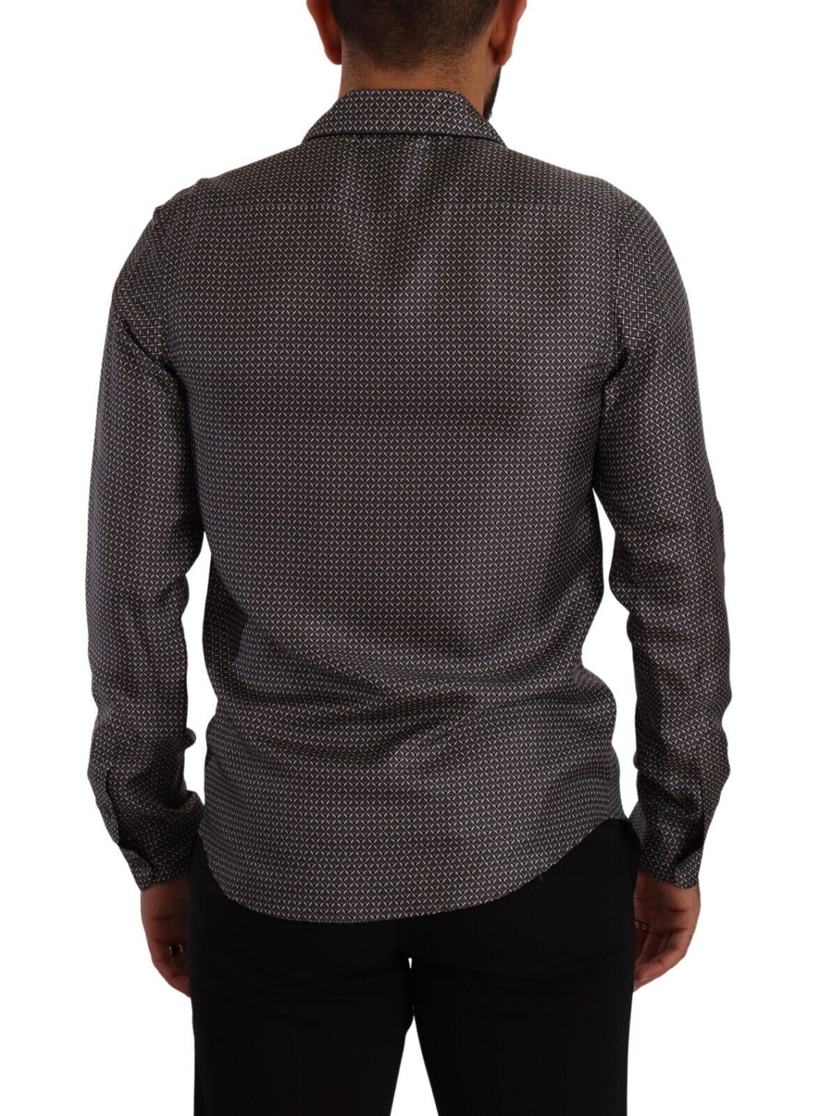 Haut de pyjama gris à motif fantaisie Dolce &amp; Gabbana pour homme