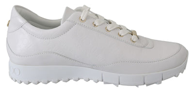Jimmy Choo elegante witte leren sneakers