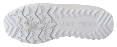 Jimmy Choo elegante witte leren sneakers