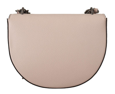 Sac à bandoulière élégant en cuir mauve rose clair Karl Lagerfeld