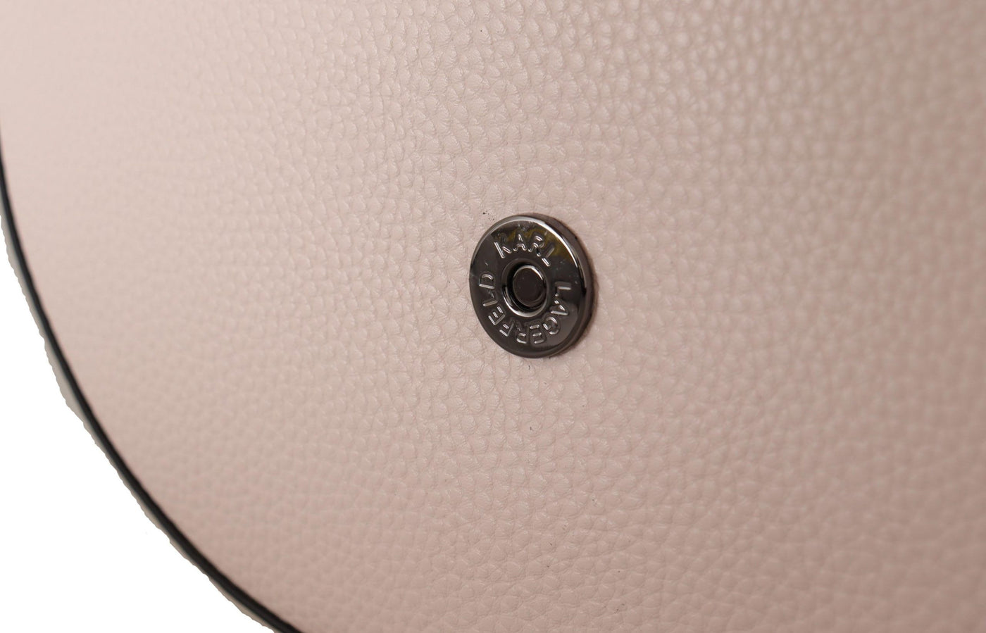 Sac à bandoulière élégant en cuir mauve rose clair Karl Lagerfeld