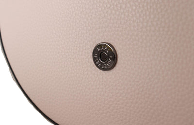 Sac à bandoulière élégant en cuir mauve rose clair Karl Lagerfeld
