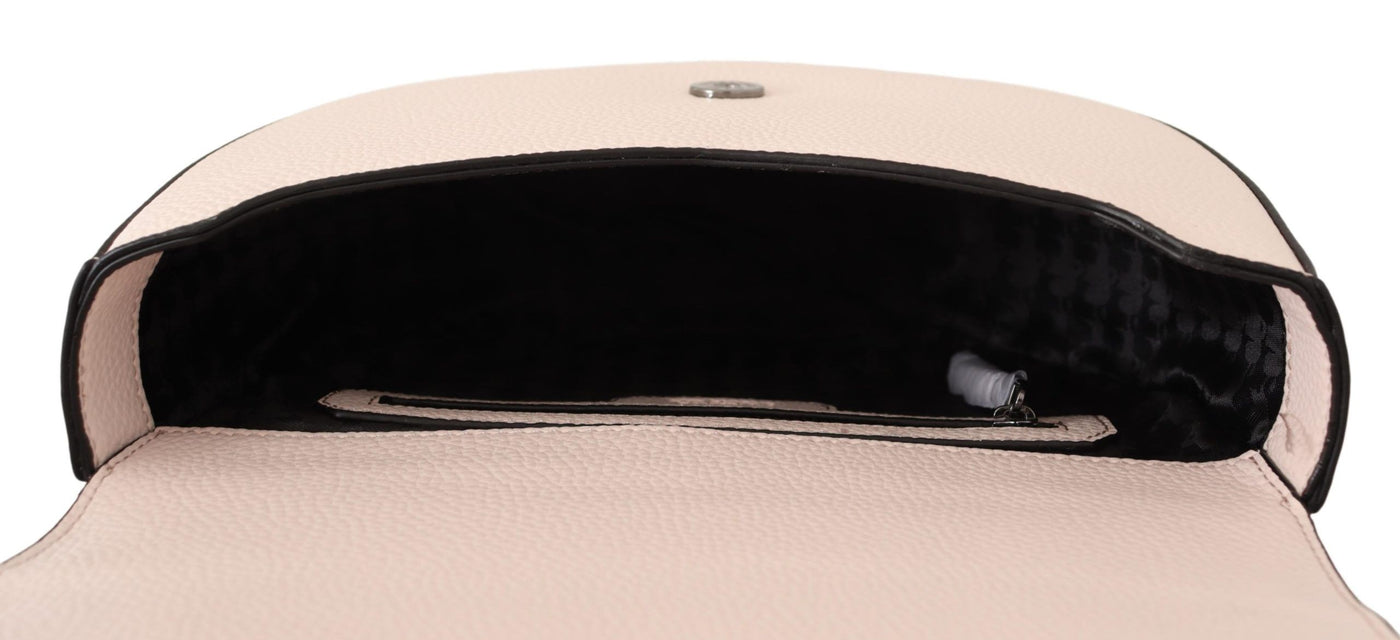 Sac à bandoulière élégant en cuir mauve rose clair Karl Lagerfeld