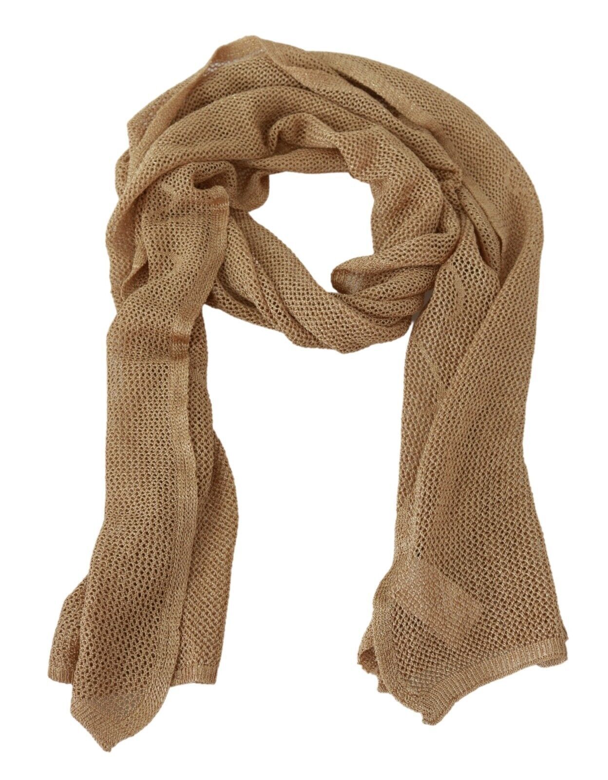 Foulard châle d'hiver marron GF Ferre
