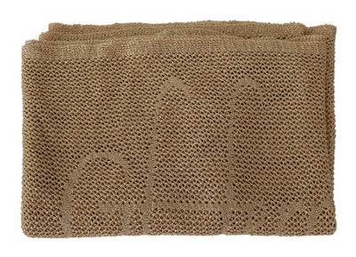 Foulard châle d'hiver marron GF Ferre