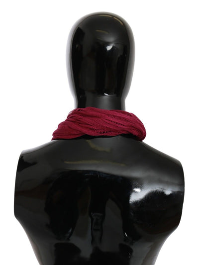 Foulard châle bordeaux John Galliano