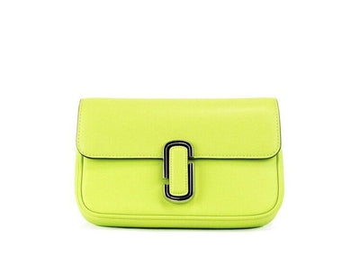 Marc Jacobs De J Marc Green Glow Glad Leren Schouder Crossbody Handtas