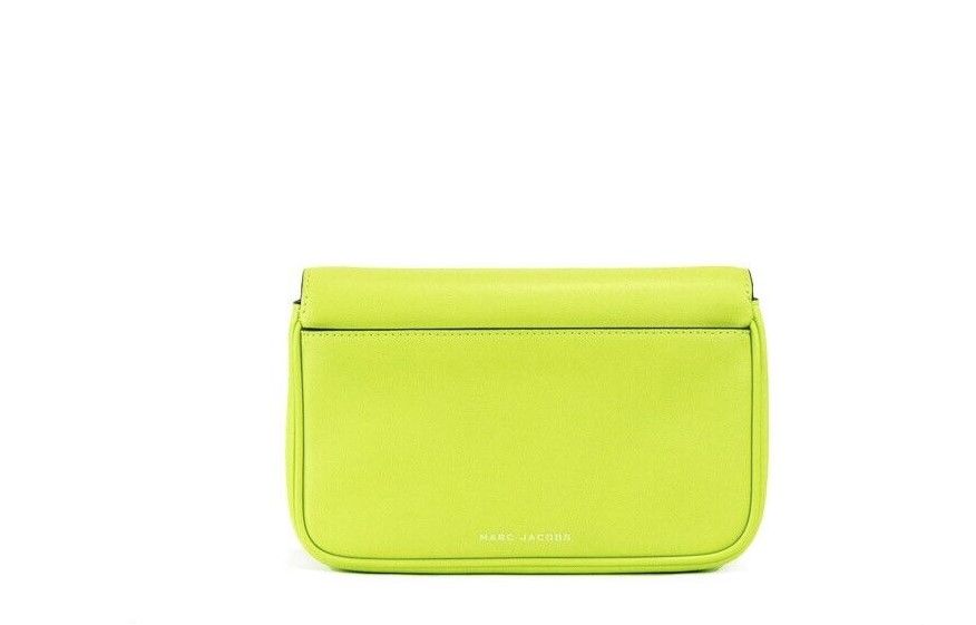 Marc Jacobs De J Marc Green Glow Glad Leren Schouder Crossbody Handtas