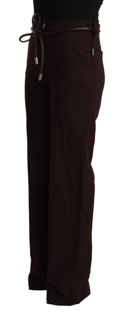 Pantalon droit taille haute noir de Patrizia Pepe