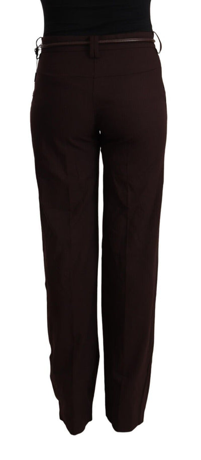 Pantalon droit taille haute noir de Patrizia Pepe