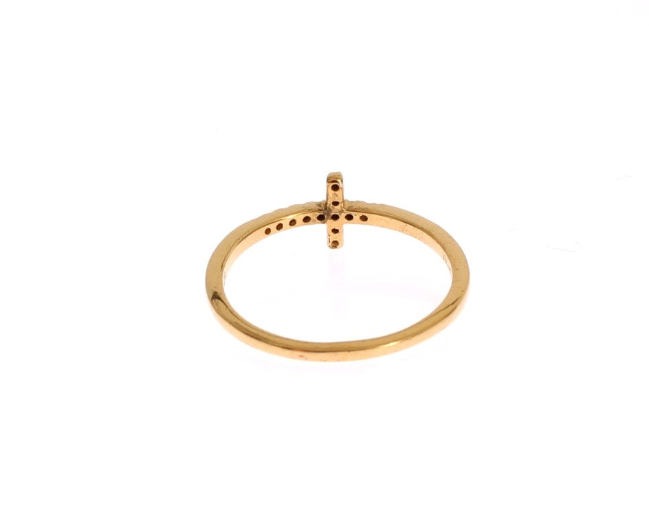 Nialaya gouden 925 zilveren ring