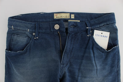 Acht Blue Wash Denim Katoen Stretch Slim Fit Jeans