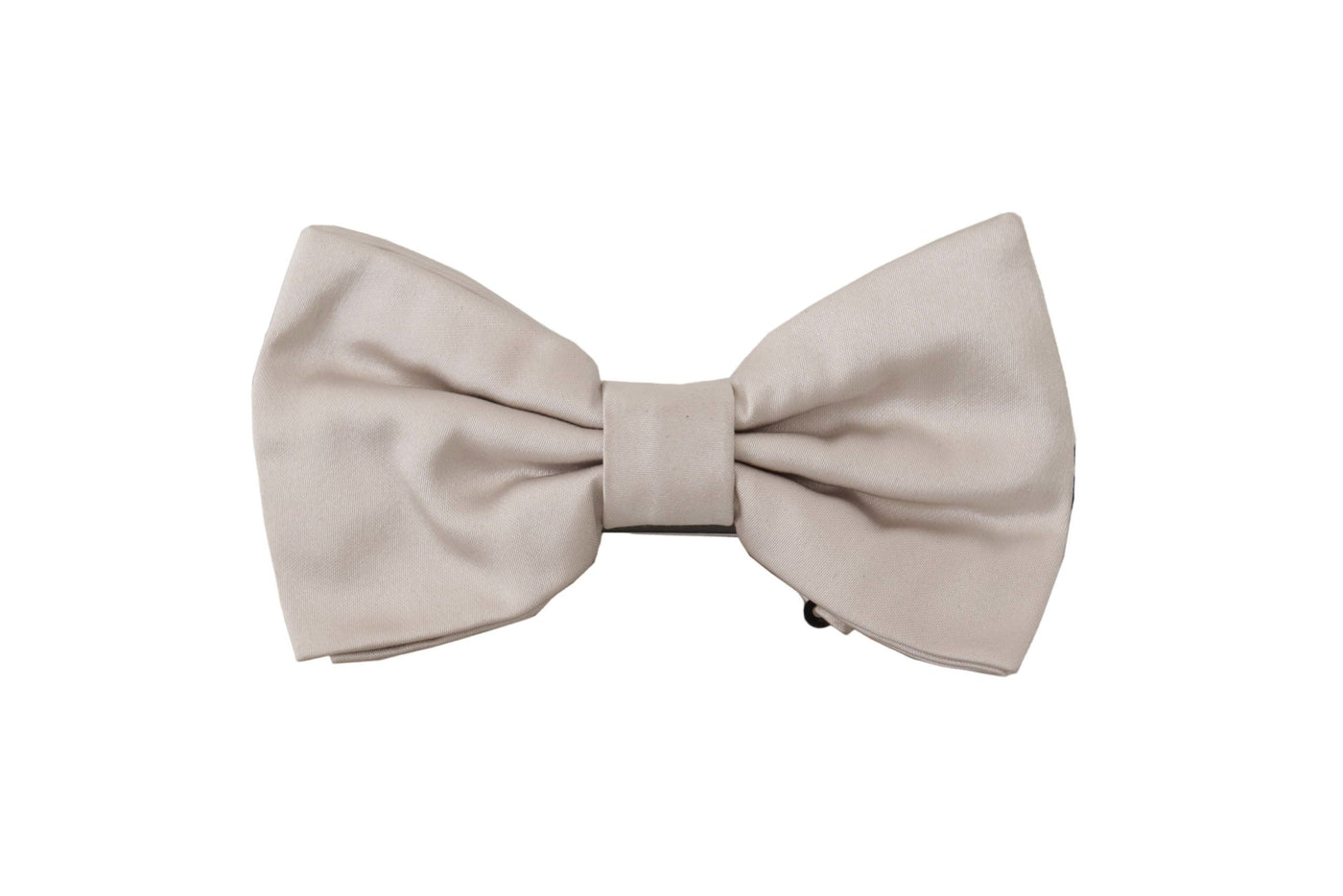 Dolce &amp; Gabbana Grijze 100% Zijden Verstelbare Hals Papillon Stropdas