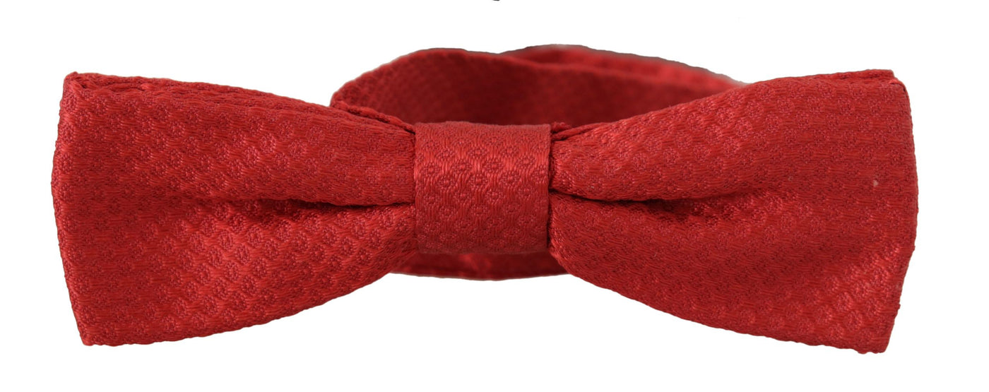 Dolce &amp; Gabbana Élégant nœud papillon en soie rouge