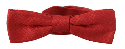 Dolce &amp; Gabbana Élégant nœud papillon en soie rouge