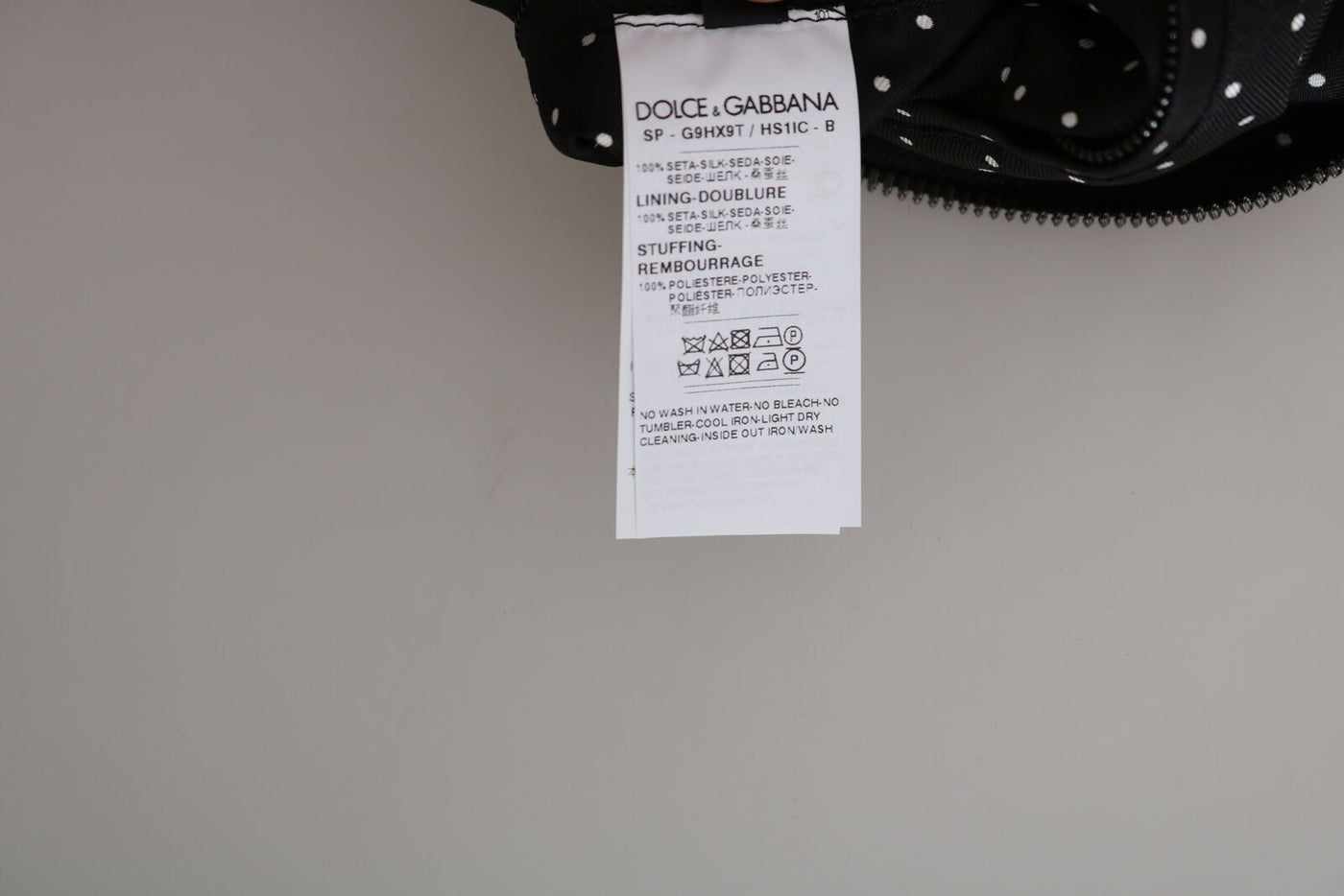 Veste bomber en soie noire à imprimé feuille de bananier Dolce &amp; Gabbana